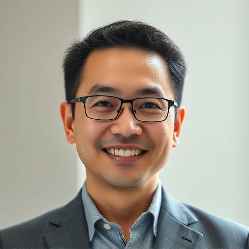 知恵の輪代表取締役社長、田中健太の写真。笑顔で穏やかな表情。